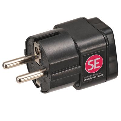 Conversion Adapter Plug for Overseas Travel Eleplug SE Type 10A 250V Exception Application Approved Product Road Warrior RWG-P003 (Austria,