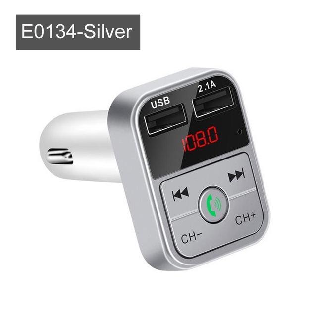 Auto Bluetooth 5,0 FM Transmitter Drahtlose Freihändige Audio Empfänger Auto MP3 Player 2,1 EIN Dual USB Schnelle Ladegerät Auto Zubehör