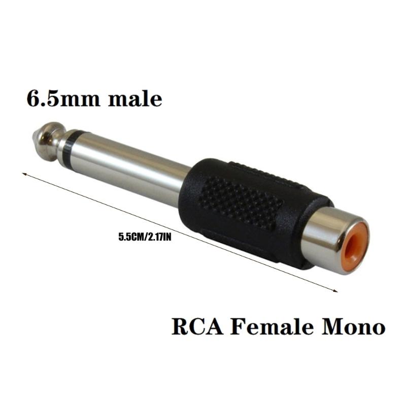 3.5mm Male To Female 2RCA Auditory Connector Computer TV 3.5 6.5 Plug Female Auditory Adapter