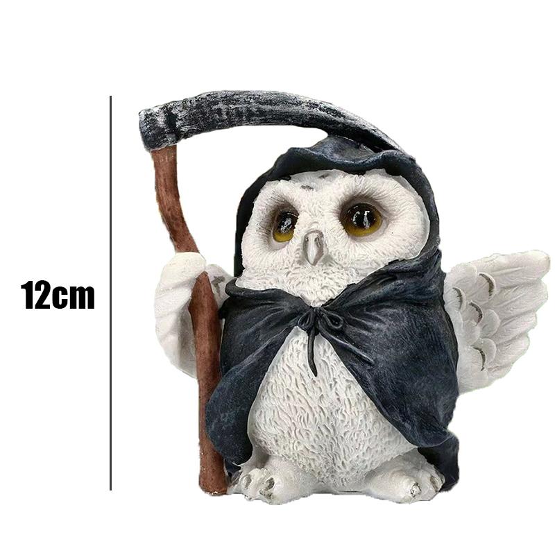 Garden Owl Statue Bird Ornament Resin Handicraft Decoration Garden Sculpture