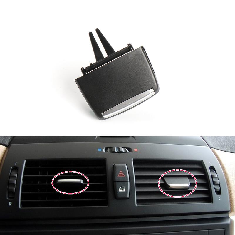 Car Front Air Conditioner Vent A/C Vent Grille Outlet Tab For BMW X3 Series E83 2003-2010 2.5i 3.0i 3.0si Slider Clip Repair kit