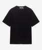 Basic House Askin Semi-Overfit Round Neck Short Sleeve T-Shirt Black Lzts3113
