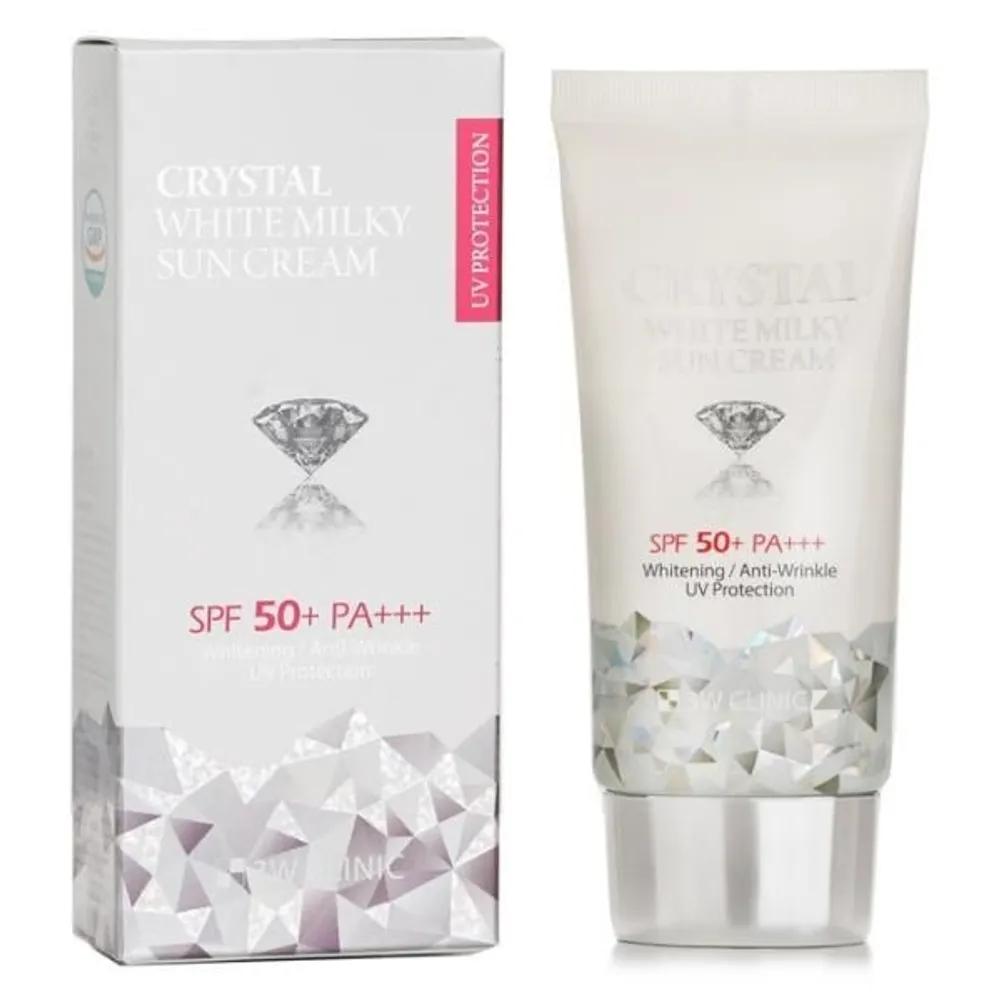3W Clinique Crystal White Milky Sun Cream 50+/PA++ 50ml