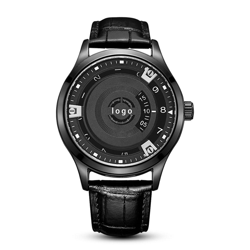 Fashion Waterproof Chronograph Wristwatches Genuine Leather Band Waterproof Men Watch Men Watch