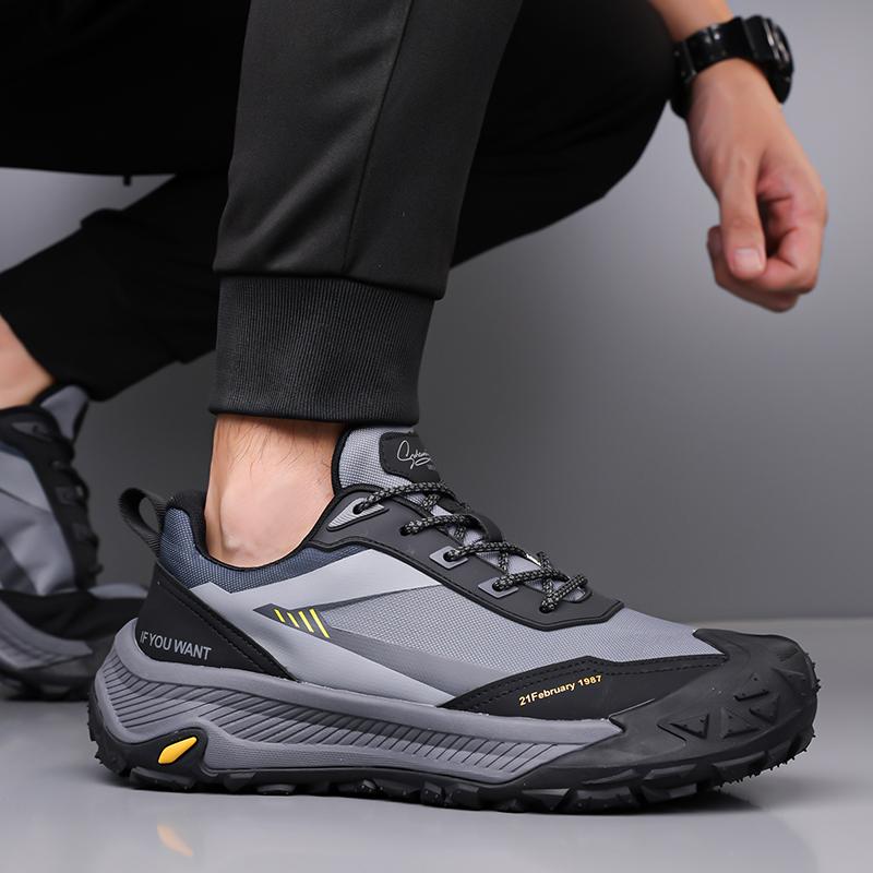 Fashion Men's Breathable Mesh Running Shoes Lightweight Walking Sneakers Men New Outdoor Flats Non-Slip Comfortable Athletic Footwear