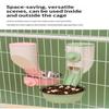 500Ml Pet Chinchilla Hanging Feeding Waterer Easy Install Pigeon Rabbit Small Animal Automatic Feeding Water Bowl Pet Products