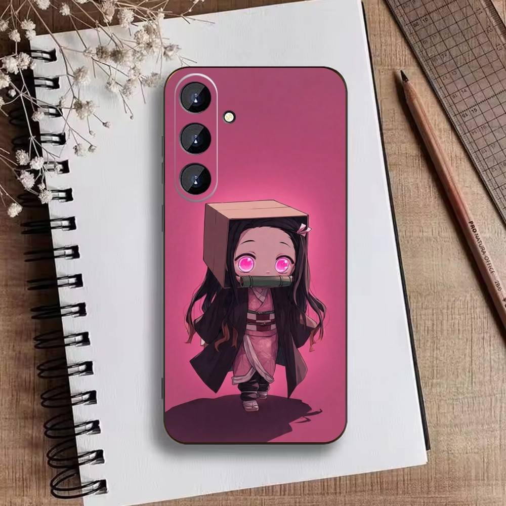 Nezuko S-Kamado Phone Case For Samsung Galaxy A73,A72,A71,A70,A52,A51 Others Soft Black Cover