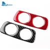 Real Soft Carbon Fiber Sticker For Kia Stinger 2019 2020 2021 2022 2023 LHD RHD Car Rear Charging Port USB Hole Frame Trim