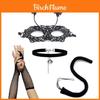 Accessoires de Costume d'Halloween Masque de Chat Fille avec Dentelle et Oreilles pour Soirées Thématiques