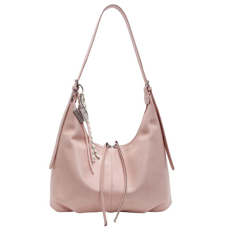 

Вместительная сумка-мессенджер Женская новая модная сумка-тоут Повседневная сумка через плечо розовый