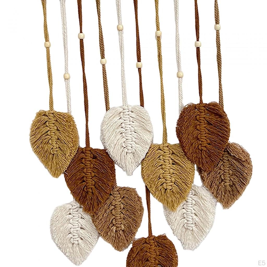 Boho Leaf Wall Tapestry Handcrafted Home Decor for Bedroom