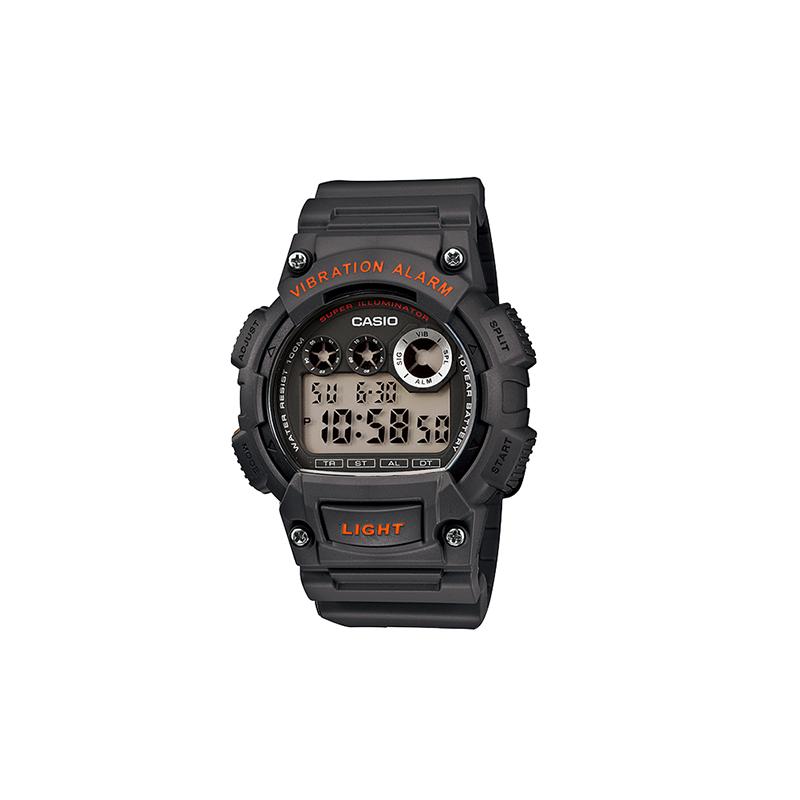 

Casio YOUTH Series-Three Eyes Retro Fashion Trend LCD Display Sports Waterproof and Shockproof Quartz Movement Resin Strap Japanese and W-735H-8A чёрный