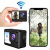 5K Action Camera 4K60FPS 2.0 Inch Touch Screen WiFi Camera 170° Wide Angle 30M Waterproof Video Recording 5X Zoom Sports Cameras