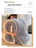 Double-Sided Quick-Heating Lambswool Fleece Winter Quilt for Single/Double Beds