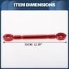 INFINAUTO Lenkerstrebe, Motorrad-Querstange, 31cm Motorradlenkerverlängerung mit Schraubenschlüssel, Rot, 1 Satz