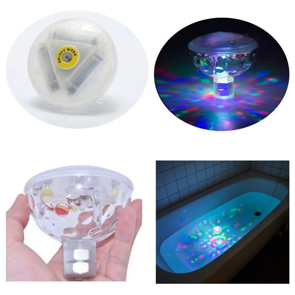 LED Underwater Pool Light for Baby Bathtub Colorful Submersible Lamp