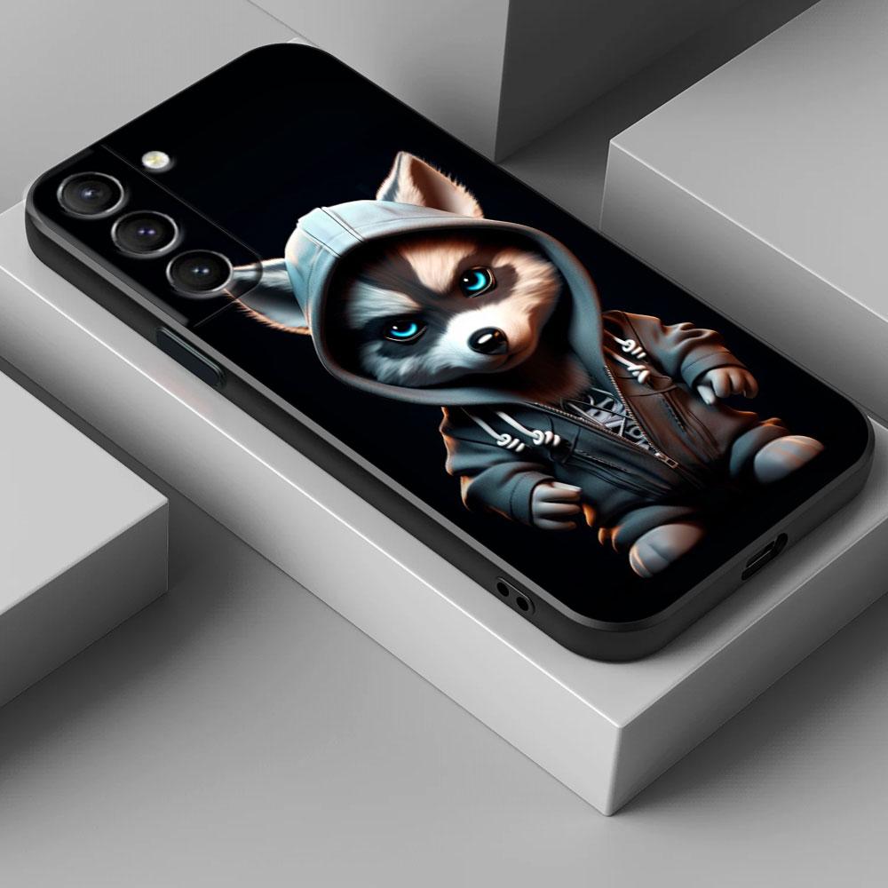 Duck Dog Frog Tiger Monkey Cartoon S26Ultra Case For Samsung Galaxy S26 S25 S24 S23 S20 S21 FE S22 Ultra Plus Soft Phone Cover