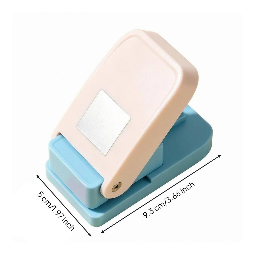 Manual Paper Embosser PressOperated Scrapbook Punch Tool Compact Square for
