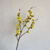 Zen Style Chinese Decor: Four-Pronged Plum Blossom Simulation - Cherry Blossom Wax Plum Faux Flowers for Home and Hotel Arrangements