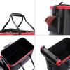 Living Fish Bucket Folding Fishing Bucket Multi-function Live Fish Baits Bucket Live Fish Container for Hiking Camping