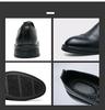 Men's Small Size Leather Shoes - British Casual, Formal, Versatile for Business, Wedding, and Groom.