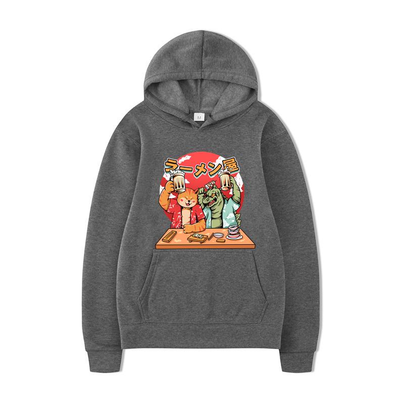 Japanese Anime 90s Graphic Sweatshirt Manga One Piece Gear  Hoodie Women Funny Loose Fleece Cartoon Luffy Ullzang Sweatshirts