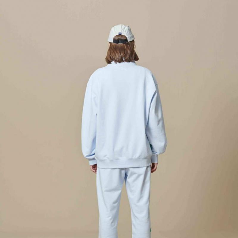 Bbc Earth Half Zip  Light Blue  [23ss]