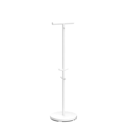 Yamazaki Smart School Backpack Stand, White, Approx. W28 X D28 X H100cm, Smart Storage for School Backpacks and School Supplies, 3494