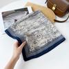 Women S Versatile Fashion Silk Like Square Scarf All Season Sun Protection