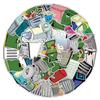 50 Eco-Friendly Graffiti Stickers for Cars, Motorcycles, Phones, and Skateboards