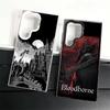 B-Bloodborne Spiel Weiche Handyhülle für Samsung Galaxy S24 S25 FE S26 Edge S23 Ultra S22 Plus S21 + Stoßfeste Hülle Rückschale