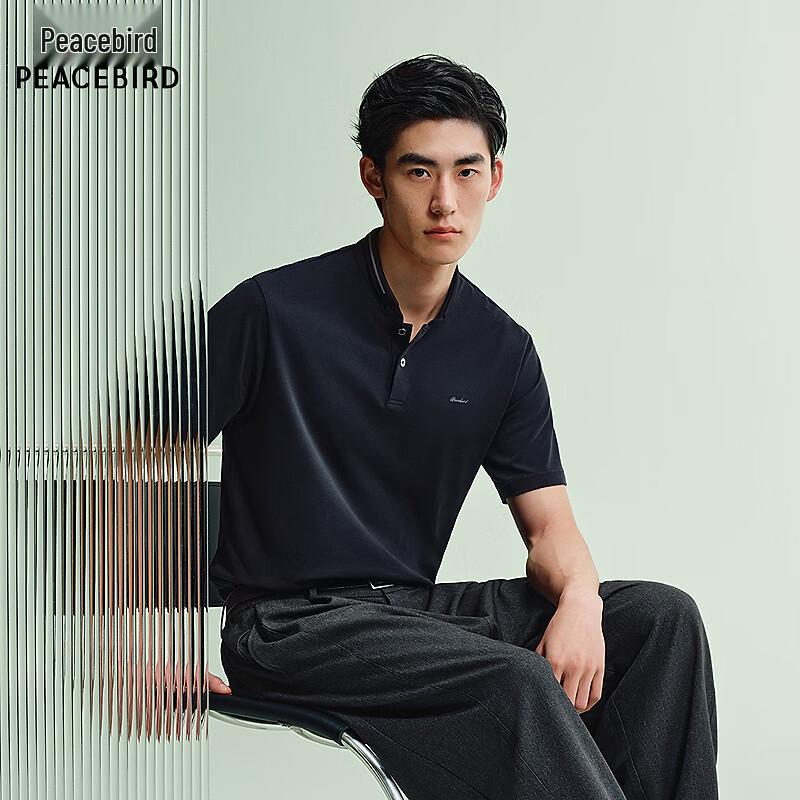 PEACEBIRD Men s Short Sleeve Polo Shirt XL