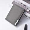 Men’s PU Leather Bifold Wallet Slim Short Wallet Business Card Holder Cash Pocket ID Window Minimalist Wallet for Men Gift Idea