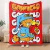 Garfield'S Cozy Adventure Flannel Blanket Super Soft Warm Cozy Blanket For Sofa Bed Office Travel Allseason Home Decor Gift