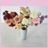 Artificial Silk Rose Flower Arrangement For Bridal Party Home Decor Props