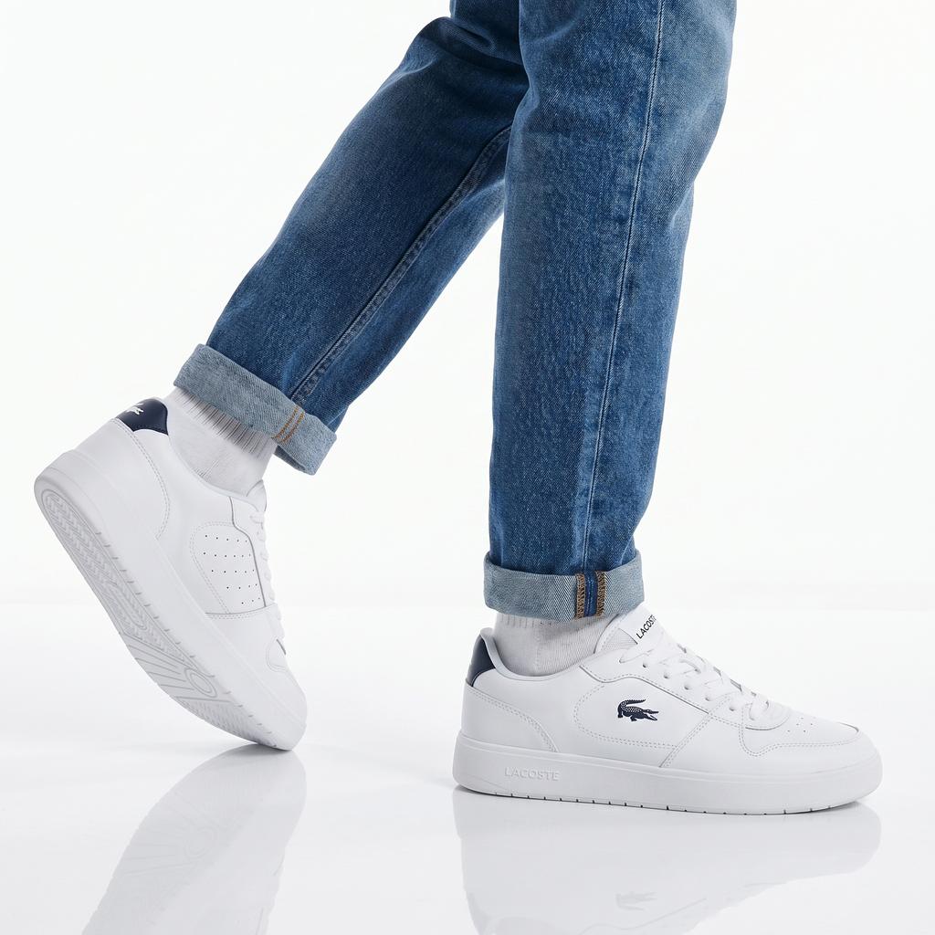 Lacoste Court Ace 224 - Men's Sneakers Shoes White-Blue 750SMA0070042 ORIGINAL