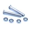 2pcs Titanium Alloy Steering Post for 1/7 1/8 ARRMA 6S Car MOJAVE TYPHON KRATON NOTORIOUS OUTCAST FIRETEAM INFRACTION LIMITLESS