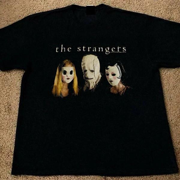 

comfort colors 2008 The Strangers movie T-Shirt Tops tees Men s Women s Black T-Shirt Tops tees Men s Women s S