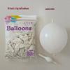 10-Inch Heart-Shaped Tail Balloon for Wedding & Party Decorations