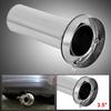 Car   Removable Round Head Exhaust Muffler Silencer Car Modification (3.5in)
