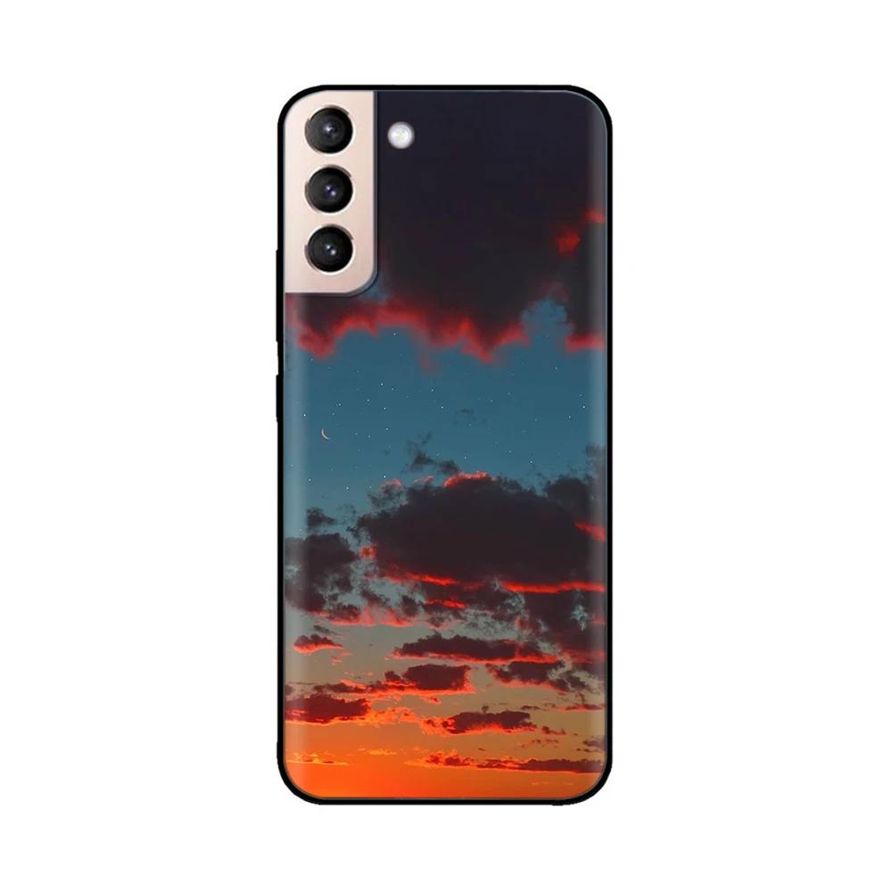For Samsung Galaxy S21 Plus Case S21 ULTRA Heart-Butterfly Funda For Samsung S21 FE Case S 21 Protection Liquid Silicone Cover
