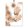 Beige Plant Grass Leaves Dandelion Reeds Posters And Prints Canvas Painting Nordic Wall Art Pictures For Living Room Home Decor