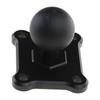 Aluminum Alloy Square Mounting Base with 1 Inch Ball for Head Mount for Zumo 400/450/500/550/660 Rider GPS for Motorcycl