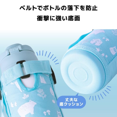Atlas Water Bottle, 670ml/620ml Capacity, Insulated, Cold, and Hot, Lightweight, for Kids and Children, Includes Cup, Two-Way Function, Cover, and Dra