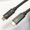 Thunderbolt 5 Type-C Cable: 80Gbps, 16K Display, 240W Charging, Thunderbolt 4 Compatible.
