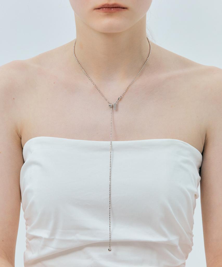 Jyddm 925 Neo Chain Long Necklace