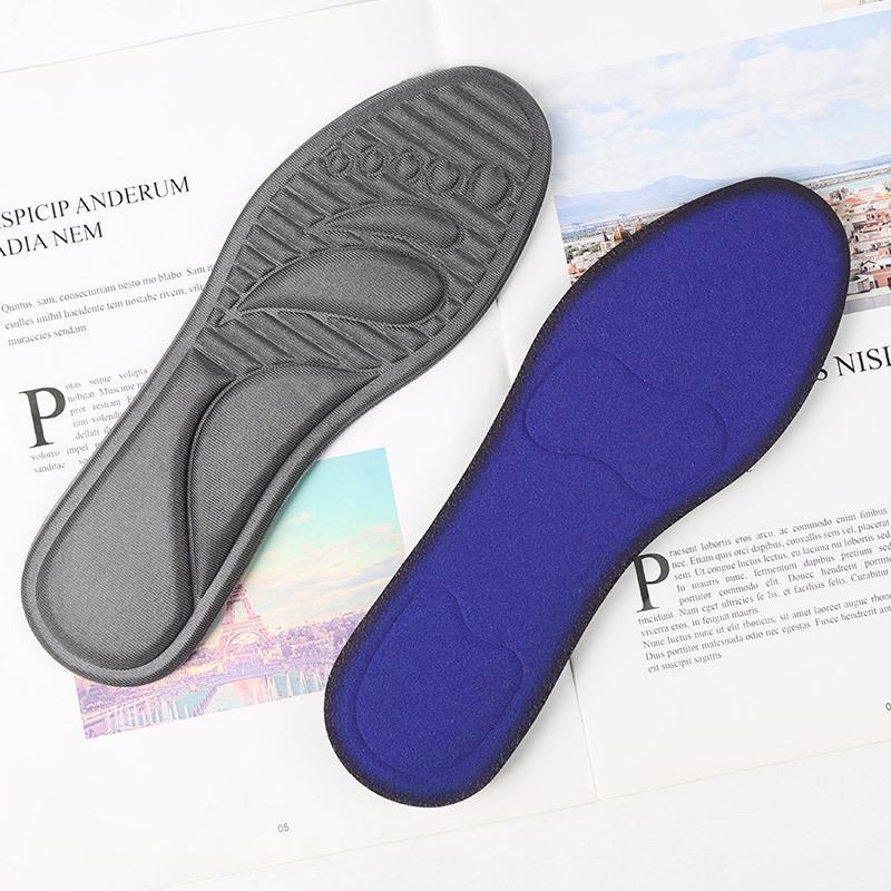 Elastic Shock-Absorbing Breathable Cuttable Sports Shoe Insoles