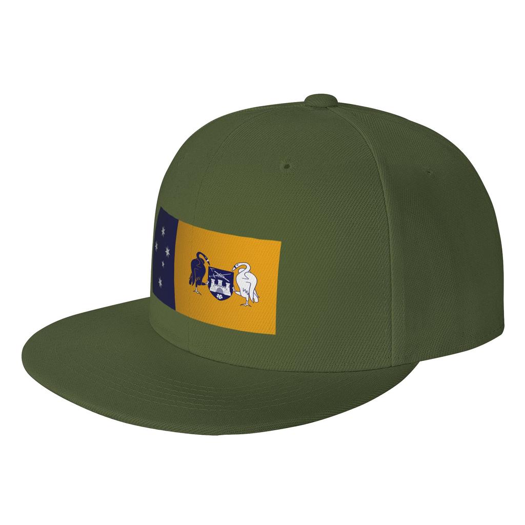 Fashion Capital Territory Australia Flag Flat Brim Sun Hat Japanese Minimalist Sport Cap