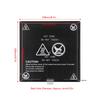 3D Printer Heated Bed 220x220mm 3mm Thick Aluminum Hot Bed with 90cm Wire DC12V
