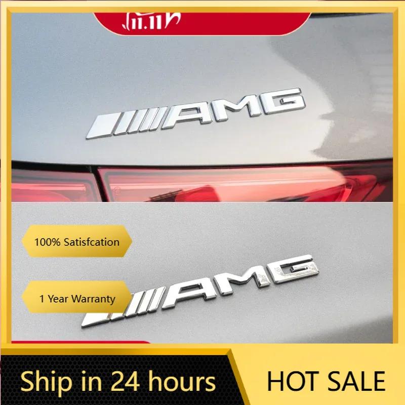 XCCWN1 For Mercedes Benz Metal Car 3D Rear Letter Emblem Trunk Sticker for Mercedes Benz AMG C E S GLE CLC Class W204 W203 W205 W124 W2